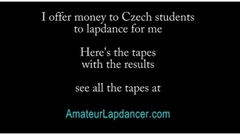 Wild strip and lapdance by czech amateur Thumb