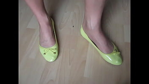 cute little yellow patent leather sabrinas - shoeplay by Isabelle-Sandrine Thumb