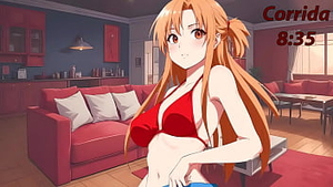 Asuna JOI CEI hentai en espa&ntilde_ol. Ella quiere darte tu propia leche. Thumb