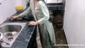 Real Sexy Indian Bhabhi Hot Kitchen Sex With Her Devar In Hindi Audio Thumb