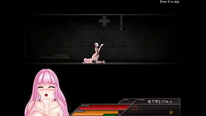 Pink hair woman having sex with men in Unh. Jail new hentai game gameplay Thumb