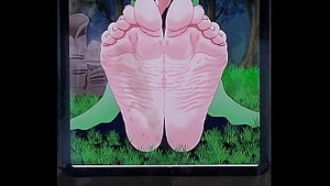 Cheryl&#039_s (pokemon) feet cum tribute Thumb