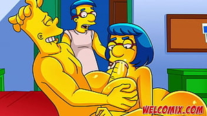 Barty fucking his friend&#039_s mother - The Simptoons Simpsons porn Thumb