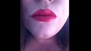 He&#039_s Lips Mad! BBW Tina Snua Talks Dirty Wearing Red Lipstick Thumb